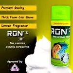 Ron's Lemon Shaving Foam Moisturizing Formula Lemon 400ml – Thumbnail 4
