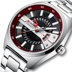 Curren 8403 High-Quality Stainless Steel Fashionable Men's Watch – Dial Color: White, Strap Color: White – Thumbnail 3
