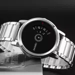 SKMEI 1260 Creative Pointer Stainless Steel Casual Men's Watch – Dial Color: Black, Strap Color: Silver – Thumbnail 3