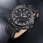 NAVIFORCE NF9122 Classic Japan Movement Waterproof Casual Men's Watch – Dial Color: White, Strap Color: Black – Thumbnail 4
