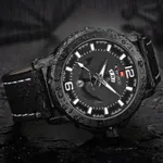 NAVIFORCE NF9122 Classic Japan Movement Waterproof Casual Men's Watch – Dial Color: White, Strap Color: Black – Thumbnail 5