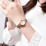 SKMEI 1410 Elegant Quartz Stainless Steel Women's Watch – Dial Color: White, Strap Color: Rose – Thumbnail 2
