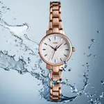 SKMEI 1410 Elegant Quartz Stainless Steel Women's Watch – Dial Color: White, Strap Color: Rose – Thumbnail 4
