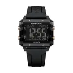 NAVIFORCE NF7101 Casual Sports Electronic Women's Watch  – Dial Color: Black, Strap Color: Black – Thumbnail 1