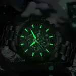 CRRJU 2308 Luxury Redefined Stainless Steel Analog Quartz Men's Watch – Dial Color: Black, Strap Color: Black – Thumbnail 3