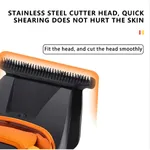 Kemei KM-037 Professional Hair Trimmer with Disply – Thumbnail 4