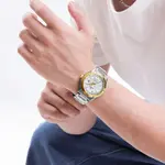 Naviforce NF8029 Luxury Stainless Steel Quartz Analog Men's Watch – Dial Color: White Gold, Strap Color: Silver – Thumbnail 4