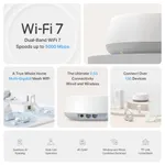 TP-Link Deco BE25 BE5000 Dual-Band WiFi 7 Mesh Router (2-Pack) – Thumbnail 4