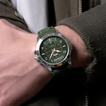 NAVIFORCE NF9204N Nylon Strap Waterproof Quartz Men’s Sport Watch – Dial Color: Green, Strap Color: Green  – Thumbnail 6