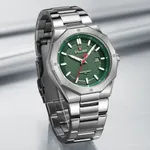 NAVIFORCE NF9200S Stainless Steel Analog Men's Watch – Dial Color: Green, Strap Color: Silver – Thumbnail 3