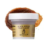 Skinfood Black Sugar Deep Cleansing Mask Wash Off Exfoliator 120g – Thumbnail 2