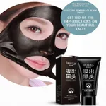 BIOAQUA Black Mask Activated Carbon Charcoal Blackhead Removal Peel Off Face Mask  – Thumbnail 2