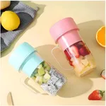 6 Blade Powerful Portable Rechargeable Juicer Mug with Straw – Thumbnail 4
