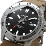 CASIO MTP-VD01-5EVUDF Enticer Stainless Steel Case Luminescent Men's Sports Analog Watch – Dial Color: Black, Strap Color: Beige – Thumbnail 2