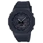 Casio GA-2100-1A DR BK G-Shock Men's Multifunctional Backlit Sports Analog Digital Wristwatch – Dial Color: Black, Strap Color: Black – Thumbnail 1