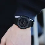 Casio GA-2100-1A DR BK G-Shock Men's Multifunctional Backlit Sports Analog Digital Wristwatch – Dial Color: Black, Strap Color: Black – Thumbnail 3