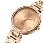 Naviforce 5030 Stainless Steel Luxury Quartz Wristwatch for Women – Dial Color: Gold, Strap Color: Gold  – Thumbnail 2