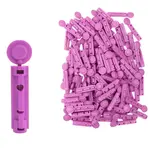 AUVON Universal Lancet Device for Blood Sugar Test with 100× Lancets – Thumbnail 2