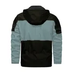 High Quality Two Tone Jacket Menes Zip Up Color Block Jackets – Color: Black, Size: M – Thumbnail 2