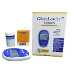 GlucoLeader Enhance Digital Diabetes Testing Machine – Color: Blue – Thumbnail 2