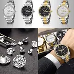 CRRJU 5008 Stainless Steel Quartz Function Classic Fashion Men's Watch – Dial Color: Black, Strap Color: Gold  – Thumbnail 5