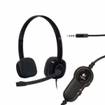 Logitech H151 Stereo Headset (One port) – Color: Black – Thumbnail 3