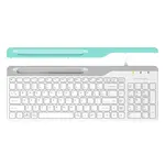 A4TECH FK25 Fstyler Wired Keyboard with Mobile Stand – Color: White – Thumbnail 1