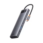 Baseus BS-OH037 Metal Gleam Wielofunkcyjny Typ C USB HUB – Thumbnail 2