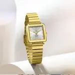 NAVIFORCE NF5048 Stylish Square Waterproof Women’s Watch – Dial Color: White, Strap Color: Gold  – Thumbnail 2