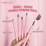 PINKFLASH PF-E09 Waterproof Auto Eyebrow Pencil 03 Gray Brown  – Thumbnail 4