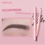PINKFLASH PF-E09 Waterproof Auto Eyebrow Pencil 03 Gray Brown  – Thumbnail 2
