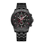 NAVIFORCE NF9227 Hollow Mechanical Style Men’s Watch – Dial Color: Red, Strap Color: Black – Thumbnail 1