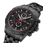 NAVIFORCE NF9227 Hollow Mechanical Style Men’s Watch – Dial Color: Red, Strap Color: Black – Thumbnail 2