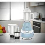 Havells Energia 600W 3 Stainless Steel Jars Mixer Grinder - Blue – Thumbnail 3