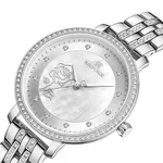 Naviforce 5017 Quartz Stainless Steel Women’s Watch – Dial Color: Silver, Strap Color: Silver – Thumbnail 2