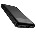 HOCO J72 10000mAh Dual USB LED Battery Indicator Intelligent Power Bank – Color: Black – Thumbnail 1