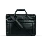 Mens Waterproof Vintage Leather 17 Inch Large Office Business Bag – Thumbnail 2
