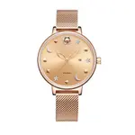 NAVIFORCE NF5009 Mesh Stainless Steel Analog Watch For Women – Dial Color: Brown, Strap Color:  Brown  – Thumbnail 1