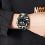 SKMEI 2328 Dual Movement Rubber Strap Sporty Men’s Watch – Dial Color: Black, Strap Color: Multicolor – Thumbnail 2