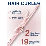 VGR V-565 StyleCare Essential Curler Perfect Curls for Women – Color: Pink – Thumbnail 3