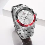 NAVIFORCE 9147 Fashion Full Steel Waterproof Casual Quartz Men's Watch – Dial Color: Silver, Strap Color: Silver – Thumbnail 3