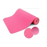 Non Slip Yoga and Exercise Mat 6 mm Durable Construction – Color: Pink, Thickness: 6 mm – Thumbnail 3