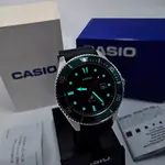 Casio MDV106B-1A1VCF Duro Submariner Marlin Anti-reverse Bezel Chronograph Diver's Quartz Watch – Dial Color: Green, Strap Color: Black – Thumbnail 4