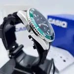 Casio MDV106B-1A1VCF Duro Submariner Marlin Anti-reverse Bezel Chronograph Diver's Quartz Watch – Dial Color: Green, Strap Color: Black – Thumbnail 3