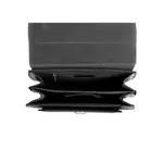 SB-HB502 SSB Leather Croco-Design Ladies Handbag – Color: Black – Thumbnail 3