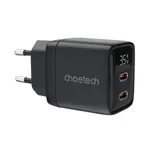 Choetech PD6051 35W GaN Dual USB-C Fast Charger with LED Display – Thumbnail 1