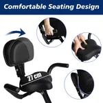 Folding Upright Exercise Bike with Adjustable Resistance   – Thumbnail 4