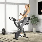 Folding Upright Exercise Bike with Adjustable Resistance   – Thumbnail 2