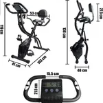 Folding Upright Exercise Bike with Adjustable Resistance   – Thumbnail 3