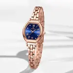NAVIFORCE NF5035 Ladies High Quality Stainless Steel Waterproof Bracelet Elegant Barrel Shape Dress Watch – Dial Color: Blue, Strap Color:  Brown  – Thumbnail 3